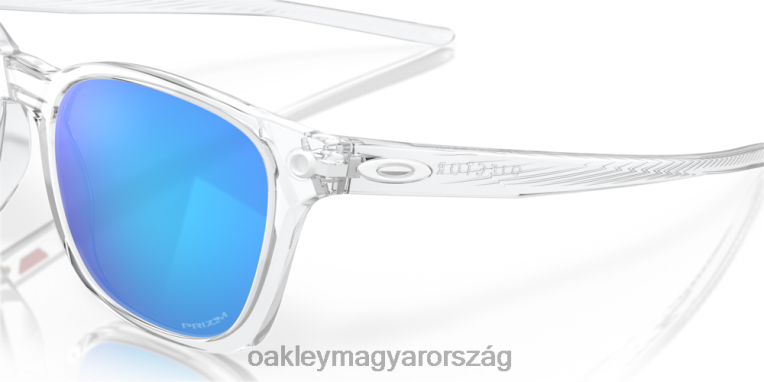 Oakley sugárzó 6PVBJ573 szemüveg prizm zafír lencsék, polírozott átlátszó keret