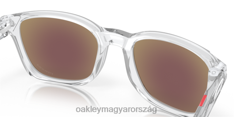Oakley sugárzó 6PVBJ573 szemüveg prizm zafír lencsék, polírozott átlátszó keret