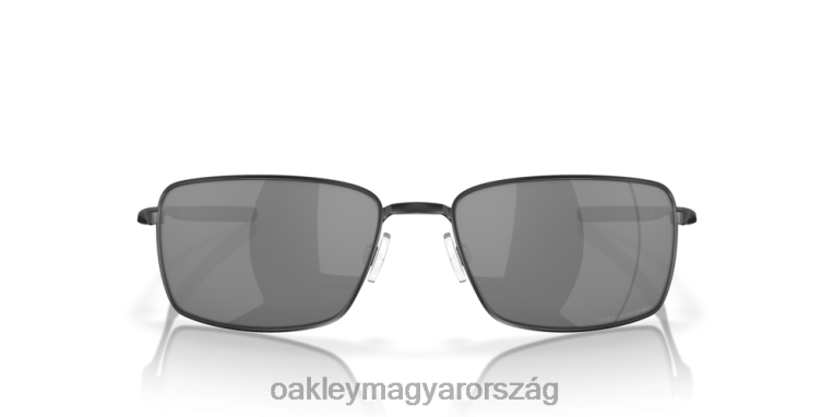 Oakley szögletes drót 6PVBJ496 szemüveg fekete irídium polarizált lencsék, matt fekete keret