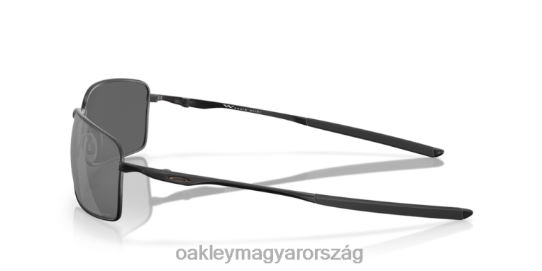 Oakley szögletes drót 6PVBJ496 szemüveg fekete irídium polarizált lencsék, matt fekete keret