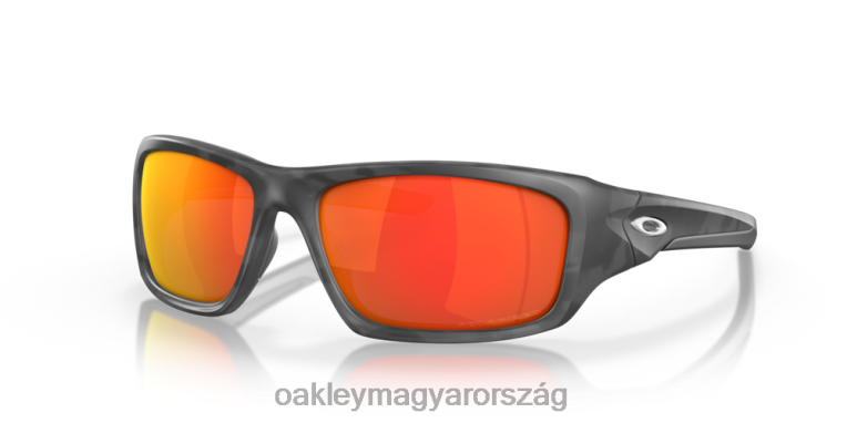 Oakley szelep 6PVBJ778 szemüveg rubin iridium polarizált lencsék, matt fekete terepszínű keret