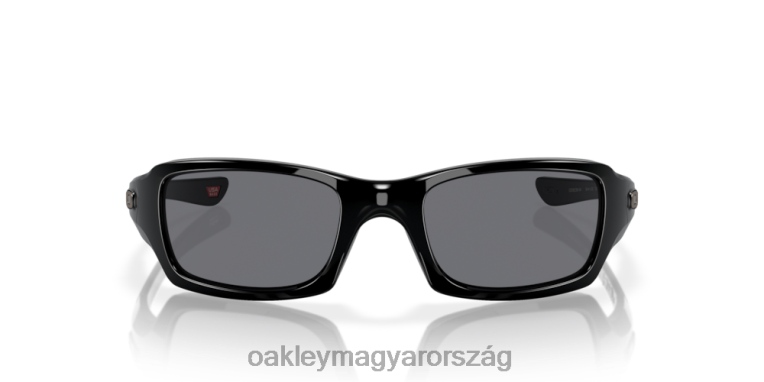 Oakley ötös négyzet 6PVBJ246 szemüveg szürke lencsék, polírozott fekete keret