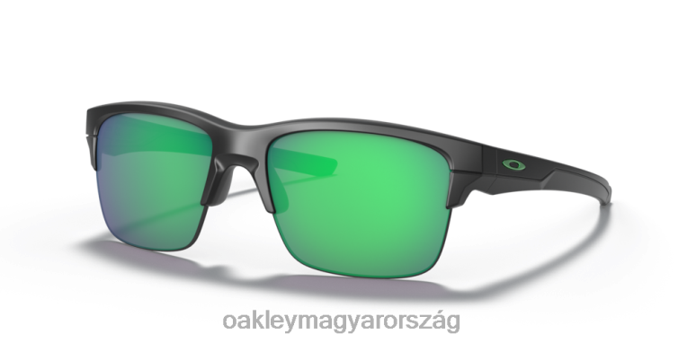 Oakley vékony link 6PVBJ893 szemüveg jade iridium lencsék, matt fekete kerettel