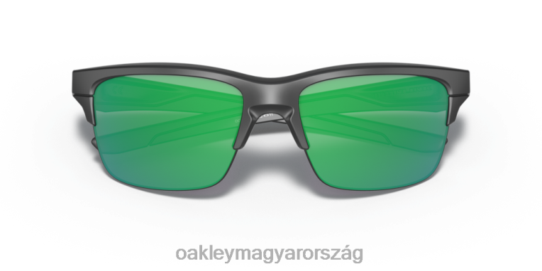 Oakley vékony link 6PVBJ893 szemüveg jade iridium lencsék, matt fekete kerettel
