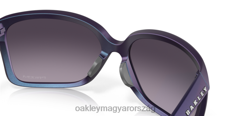 Oakley vadrozsda 6PVBJ293 szemüveg prizm szürke gradiens lencsék, matt cián/lila színeltoló keret